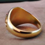 Load image into Gallery viewer, Handcrafted Silver Freemason Ring with Wax Seal Option - Master and Gold Varieties