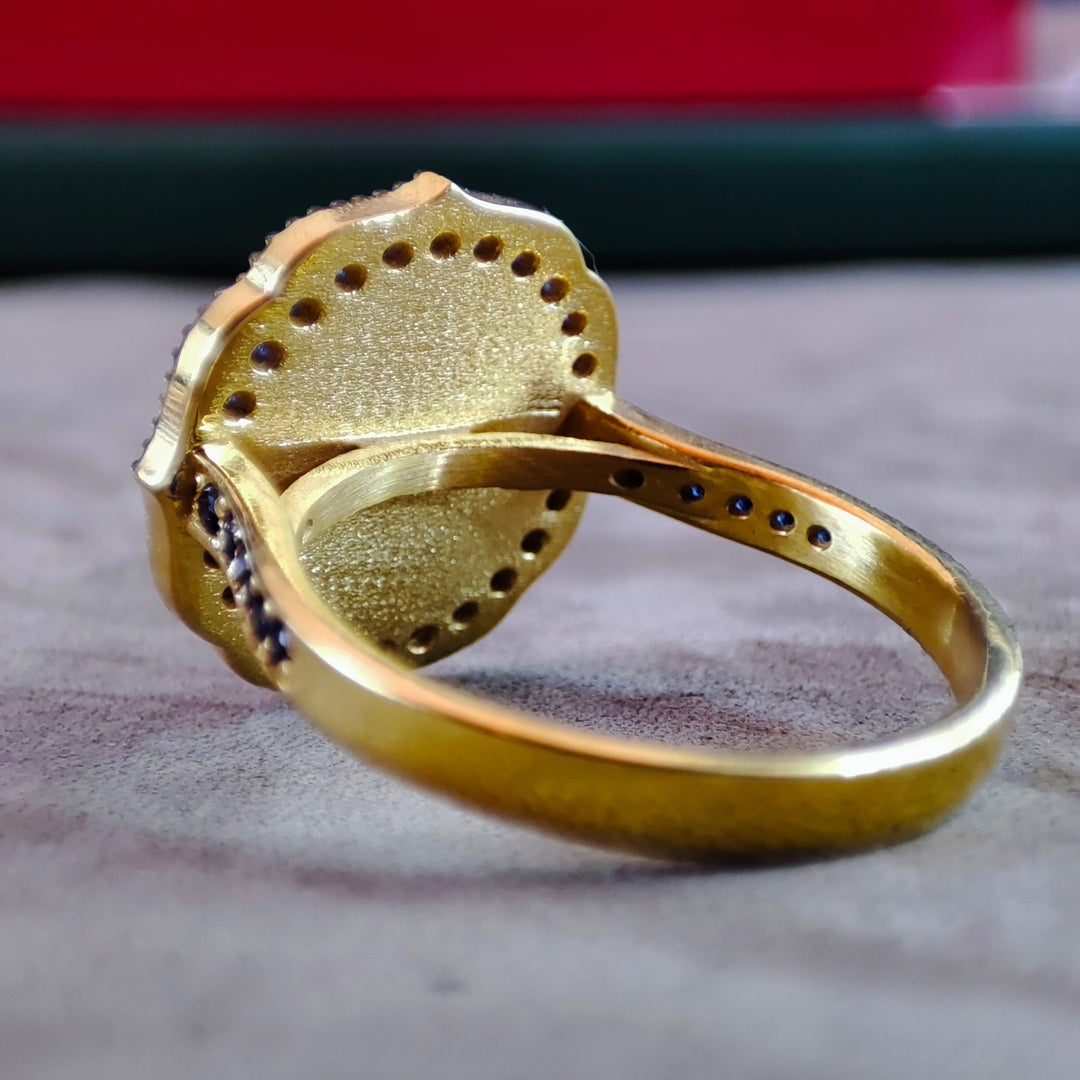 Custom University Graduation Signet Class Ring for College Alumni Gift