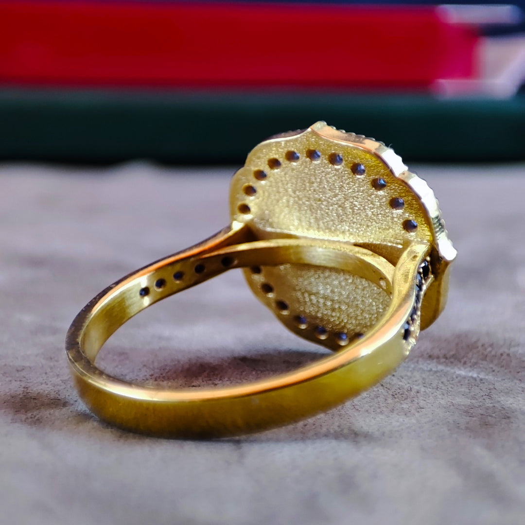 Custom University Graduation Signet Class Ring for College Alumni Gift