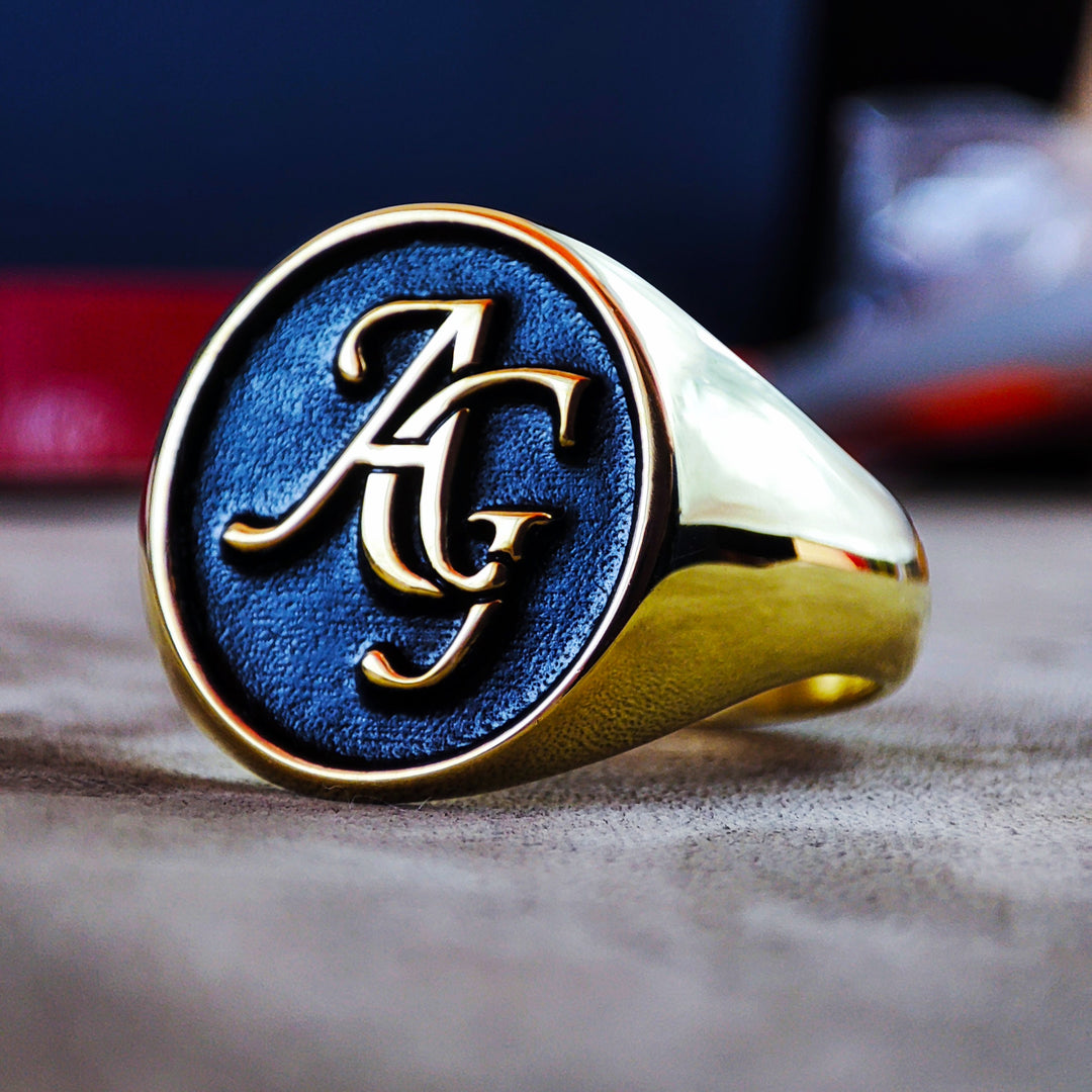 Custom Engraved Name Rings - Personalized Jewelry Gift for Him or Her