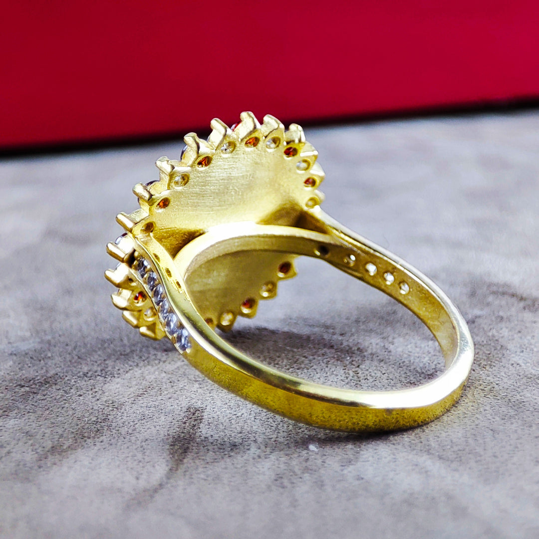 Custom Family Crest Signet Ring - Personalized Jewelry for Mom or Her, Unique Mother's Day Gift