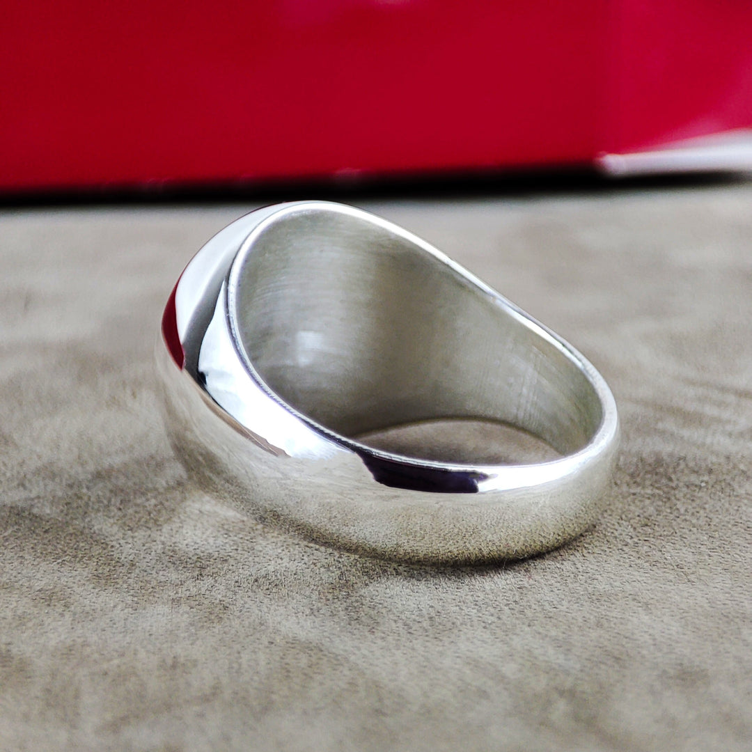 Vintage Gold Stoic Wisdom Courage Justice Temperance Amor Fati Ring Anniversary Gift