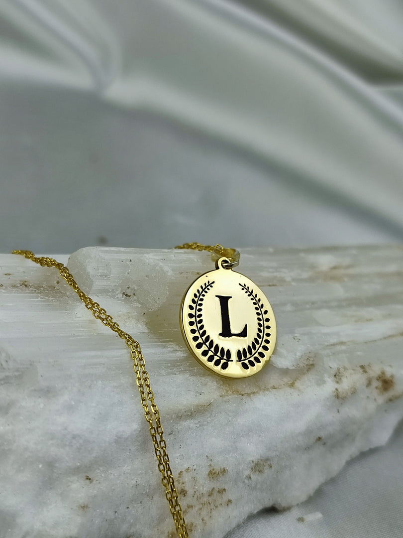 birtday gift, gift for her, minimalist jewelry, handmade necklace, gold plated jewelry, letter jewelry, letter gold neackle, custom necklace