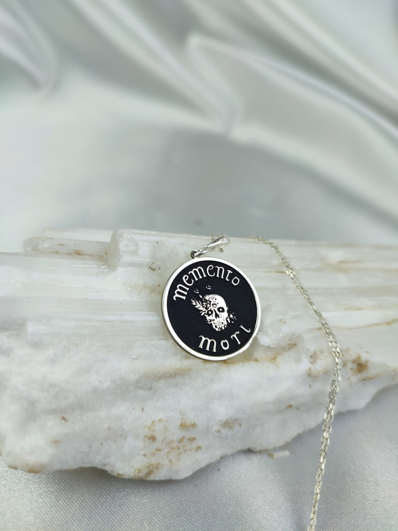 memento mori necklace, memento mori ring, memento mori, skull necklace, memento mori pendant, skull pendant, amor fati pendant, memento mori