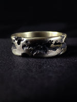Load image into Gallery viewer, Silver rustic ring, designed with a weathered look for a timeless, vintage appeal