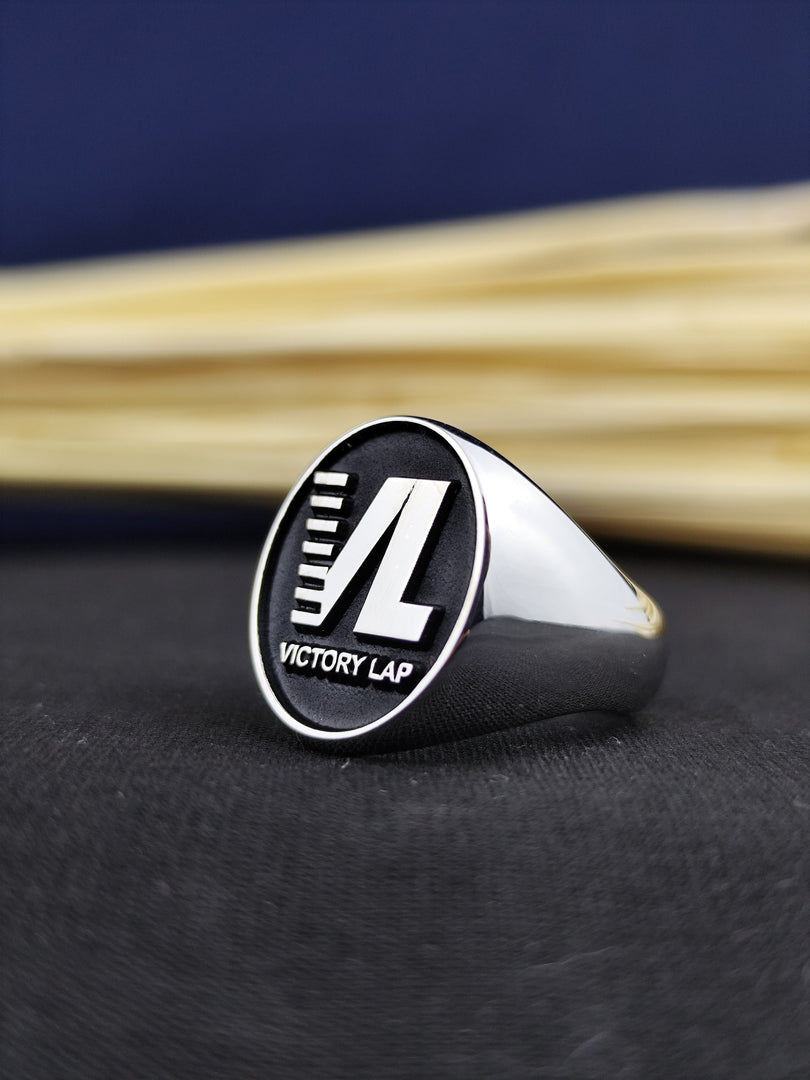 Handmade Custom Silver Signet Ring – Personalized Engraved Jewelry for Him