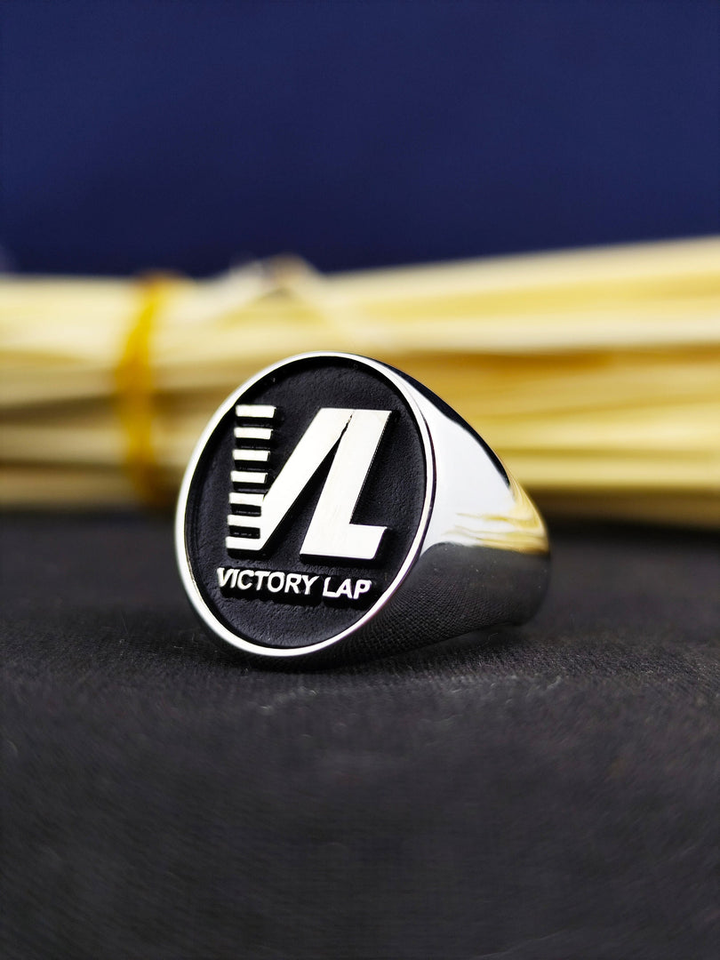 Handmade Custom Silver Signet Ring – Personalized Engraved Jewelry for Him