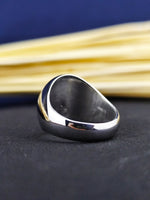 Load image into Gallery viewer, Handmade Custom Silver Signet Ring – Personalized Engraved Jewelry for Him