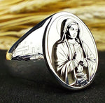 Load image into Gallery viewer, Virgin Mary Catholic Jewelry Gift for Her - Religious Guadalupe Christian Ring