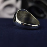 Load image into Gallery viewer, Silver Christian Jesus Face Ring Catholic Cross Jewelry Gift for Men
