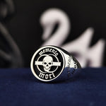 Load image into Gallery viewer, Gothic Skull Amor Fati Personalized Philosophy Jewelry Skeleton Zodiac Biker