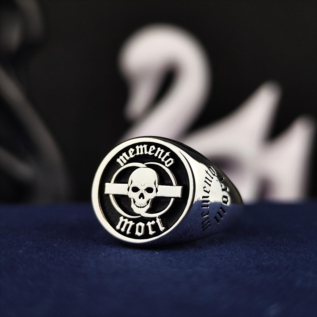 Gothic Skull Amor Fati Personalized Philosophy Jewelry Skeleton Zodiac Biker