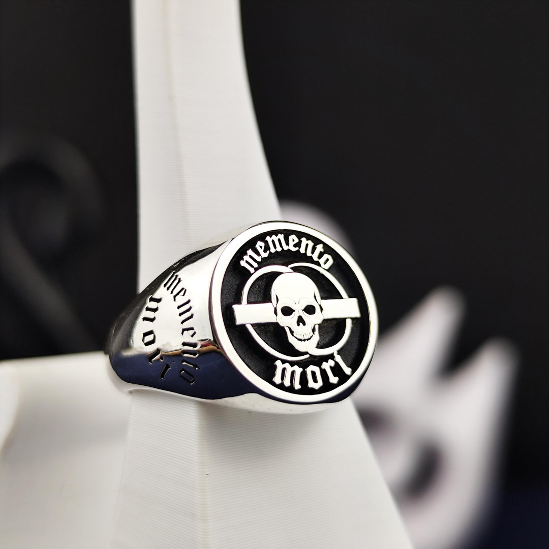 Gothic Skull Amor Fati Personalized Philosophy Jewelry Skeleton Zodiac Biker