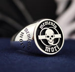 Load image into Gallery viewer, Gothic Skull Amor Fati Personalized Philosophy Jewelry Skeleton Zodiac Biker