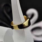 Load image into Gallery viewer, Hexagonal signet ring in gold plating, crafted for men as a custom college graduation accessory. Perfect for celebrating success.