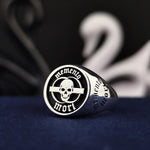 Load image into Gallery viewer, Gothic Skull Amor Fati Personalized Philosophy Jewelry Skeleton Zodiac Biker