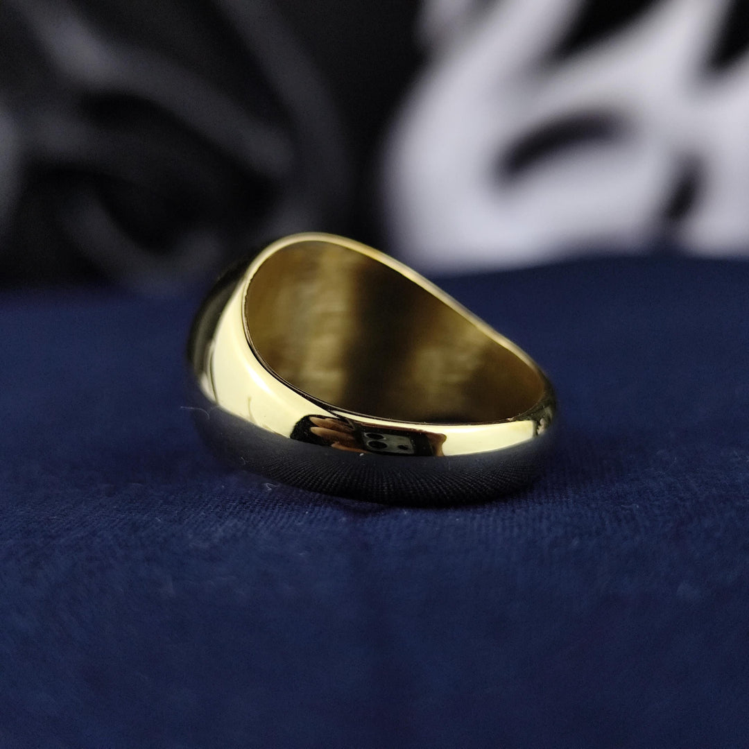 Classic Mason ring in gold-filled, featuring the iconic Masonic insignia for a timeless look.
