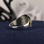 Load image into Gallery viewer, Unique Mason ring with Masonic details, available in gold, silver, and gold-filled for Freemasons.