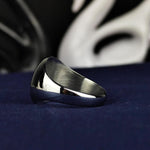 Load image into Gallery viewer, A modern take on a classic accessory, this custom business signet ring is designed for executives, professionals, and those who appreciate fine craftsmanship. Featuring an oval face for engraving personal or corporate emblems, it is an elegant and durable ring, suitable for daily wear or as a high-status gift. Available in polished silver or gold for a refined look.