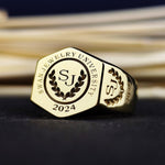 Load image into Gallery viewer, Personalized Graduation Signet for University, College or High School