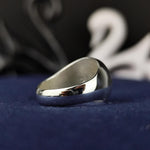 Load image into Gallery viewer, This elegant Christian cross ring is a unisex piece that blends faith with fashion. Handmade from silver, the crucifix signet band features a classic design suitable for both men and women. Whether you're looking for a meaningful Christian gift or a personal symbol of devotion, this ring is a perfect choice for everyday wear, Easter, or Christmas. A timeless and stylish religious accessory for believers.