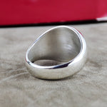 Load image into Gallery viewer, Vintage Gold Stoic Wisdom Courage Justice Temperance Amor Fati Ring Anniversary Gift

