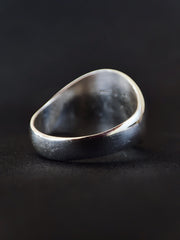 Personalized monogram ring gift for husband or boyfriend