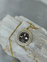Load image into Gallery viewer, wisdom necklace, animal necklace, gift for her, owl jewelry, spiritual jewelry, birthday gift, wisdom pendant, wisdom jewelry, bird necklace
