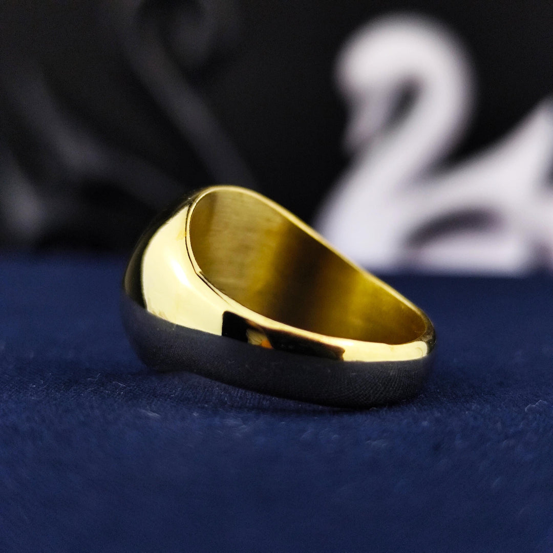 Unique Gothic Amor Fati Coin Ring & Necklace - Personalized Philosophy Jewelry