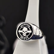 Gothic Skull Amor Fati Personalized Philosophy Jewelry Skeleton Zodiac Biker