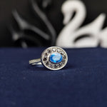 Load image into Gallery viewer, Elegant women’s stone ring with a sparkling design, crafted for special occasions. This stylish and timeless piece adds sophistication to any outfit.
