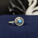 Load image into Gallery viewer, Women’s ring with a dazzling stone centerpiece, designed with elegance and modern style. A perfect accessory for special moments or gifting.

