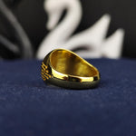 Load image into Gallery viewer, Unique Bitcoin band ring, blending modern elegance with blockchain aesthetics. A perfect statement piece for digital finance advocates.
