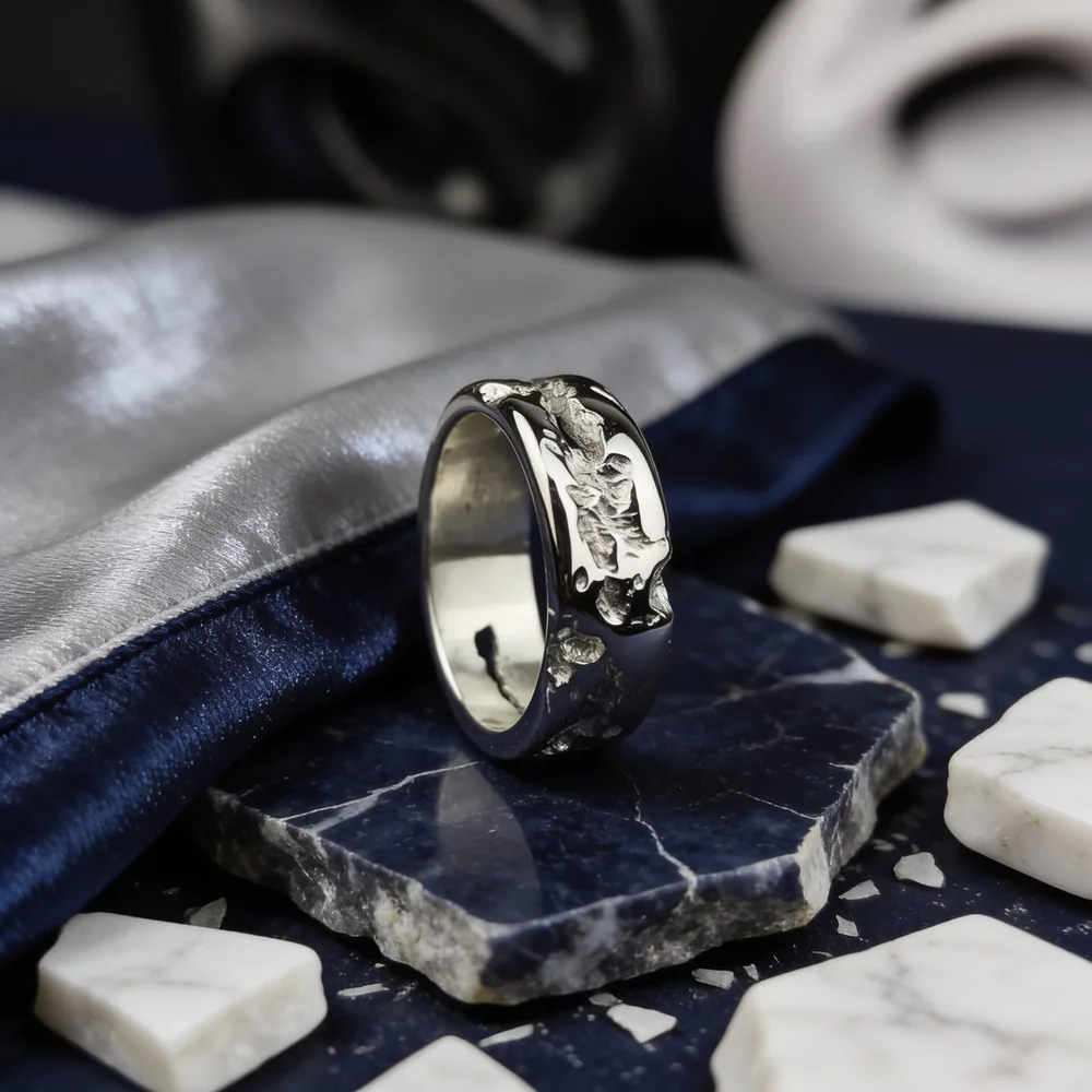 Handmade Rustic Sterling Silver Ring