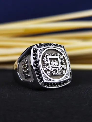 Men's Coat of Arms Family Crest Ring