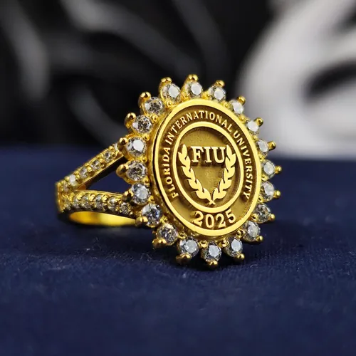 Custom University Graduation Ring