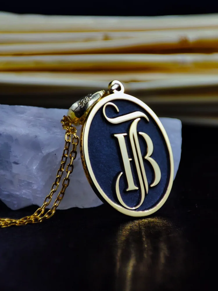 Custom Name Necklace: Personalized Sterling Silver or Gold Pendant