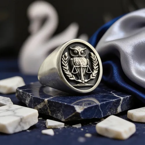 Silver Owl Ring