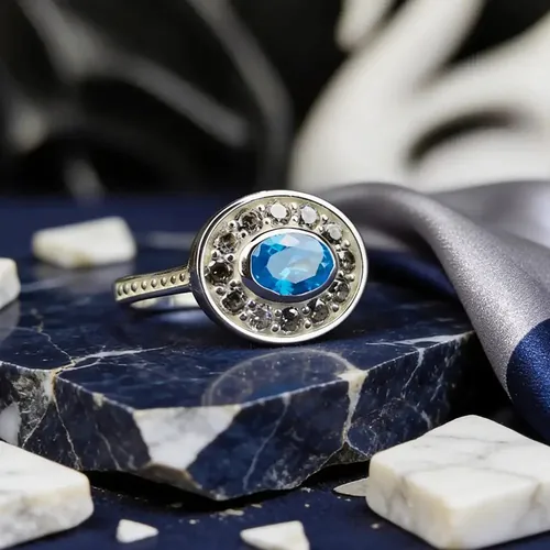 Elegant Women’s Stone Ring