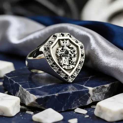 Shield Family Crest Ring