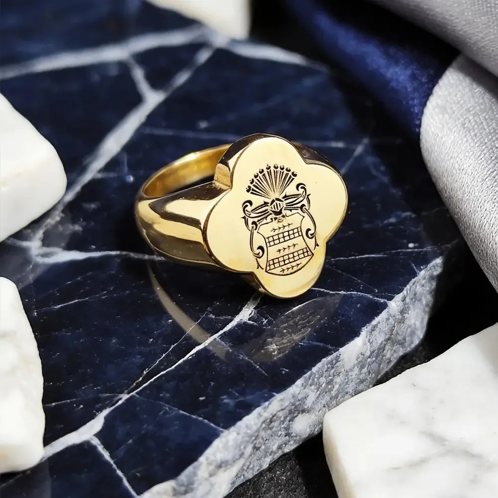 Unique Family Crest Ring