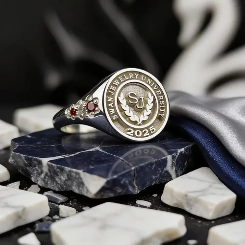 Women’s Three-Stone University Ring